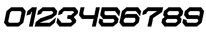 THE MACHINE Italic Font OTHER CHARS