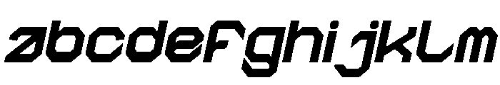 THE MACHINE Italic FONT