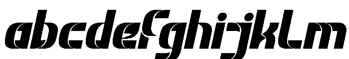 THE MAGNIFICENT Bold Italic FONT