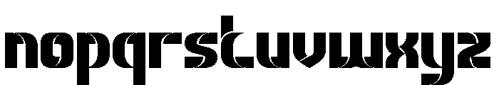 THE MAGNIFICENT Bold Font LOWERCASE