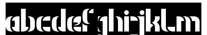 THE MAGNIFICENT-Inverse FONT