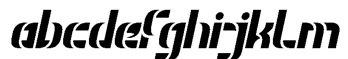 THE MAGNIFICENT Italic FONT