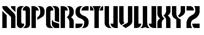 THE MAGNIFICENT Font UPPERCASE
