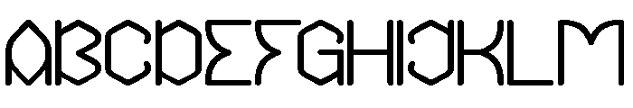 THE MESSENGER Bold Font UPPERCASE