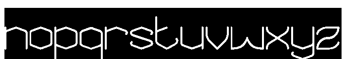 THE MESSENGER-Inverse Font LOWERCASE