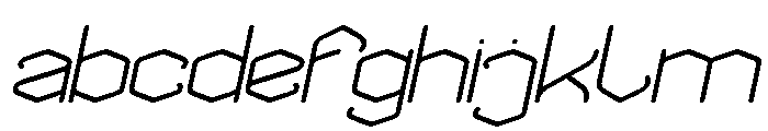 THE MESSENGER Italic FONT