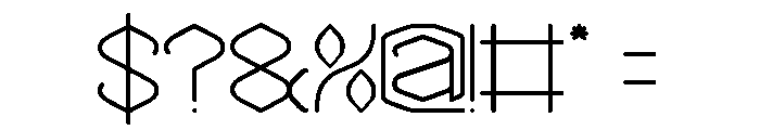 THE MESSENGER-Light Font OTHER CHARS