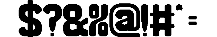 THE MORE YOU Bold Font OTHER CHARS