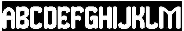 THE MORE YOU-Inverse Font UPPERCASE