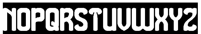 THE MORE YOU-Inverse Font UPPERCASE