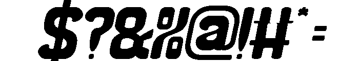 THE MORE YOU Italic Font OTHER CHARS