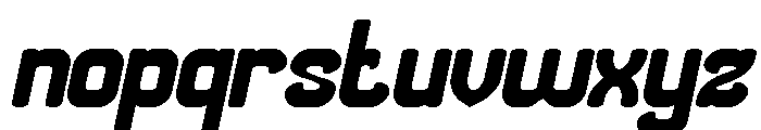 THE MORE YOU Italic Font LOWERCASE