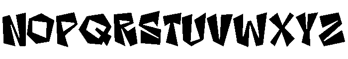 THE SUMMER BRIGHT Regular Font UPPERCASE