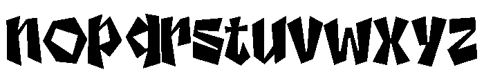 THE SUMMER BRIGHT Regular Font LOWERCASE