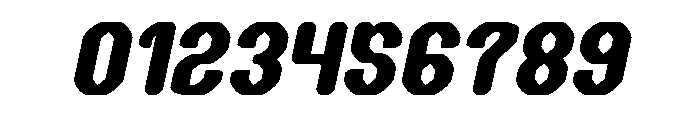 THE TIME Bold Italic Font OTHER CHARS