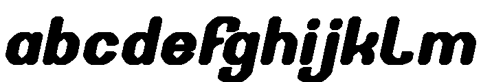 THE TIME Bold Italic FONT
