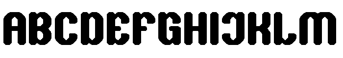 THE TIME Bold Font UPPERCASE