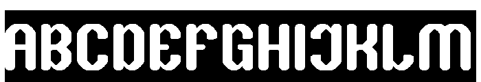 THE TIME-Inverse Font UPPERCASE