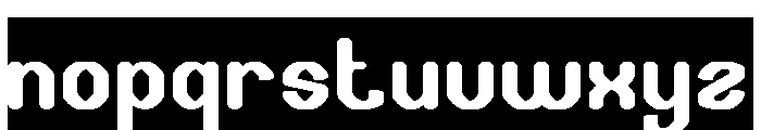 THE TIME-Inverse Font LOWERCASE