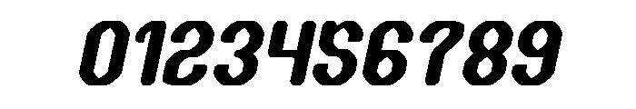 THE TIME Italic Font OTHER CHARS