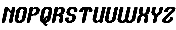 THE TIME Italic Font UPPERCASE