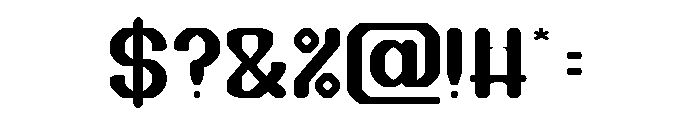 THE TIME-Light Font OTHER CHARS