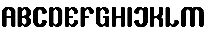 THE TIME Font UPPERCASE