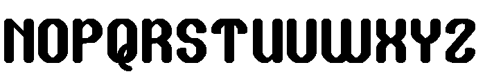 THE TIME Font UPPERCASE