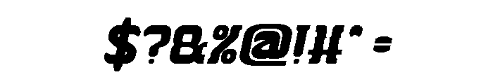 THE TROJAN HORSE Bold Italic Font OTHER CHARS
