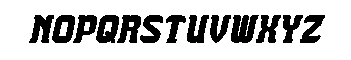 THE TROJAN HORSE Bold Italic Font UPPERCASE
