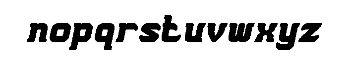 THE TROJAN HORSE Bold Italic Font LOWERCASE
