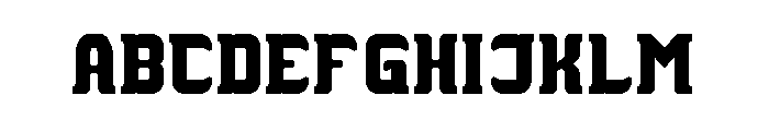 THE TROJAN HORSE Bold Font UPPERCASE