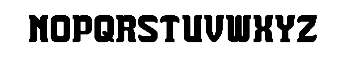 THE TROJAN HORSE Bold Font UPPERCASE
