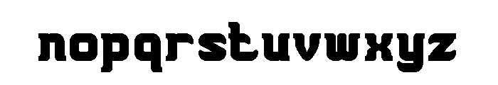 THE TROJAN HORSE Bold Font LOWERCASE
