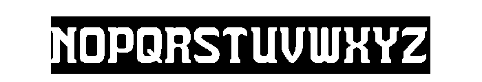 THE TROJAN HORSE-Inverse Font UPPERCASE
