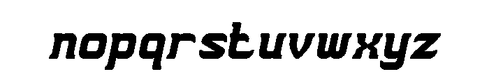 THE TROJAN HORSE Italic Font LOWERCASE