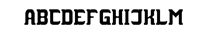 THE TROJAN HORSE Font UPPERCASE