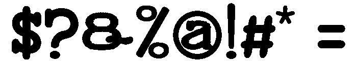 THE Wanted Font OTHER CHARS