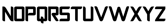 THEFROX-Regular Font UPPERCASE