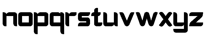 THEFROX-Regular Font LOWERCASE
