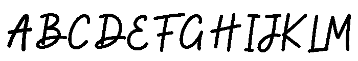 THEHACKLAND-Regular Font UPPERCASE
