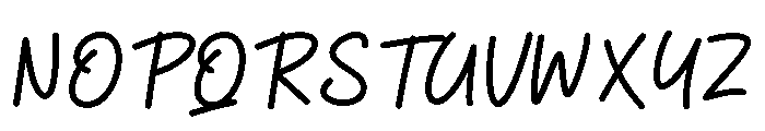 THEHACKLAND-Regular Font UPPERCASE