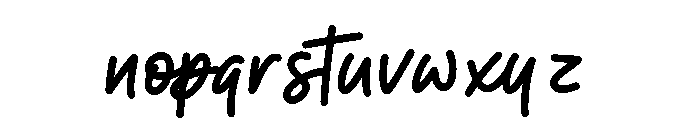 THEHACKLAND-Regular Font LOWERCASE