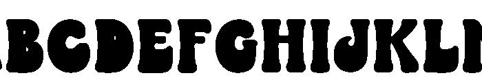 THICK WORK Regular Font UPPERCASE