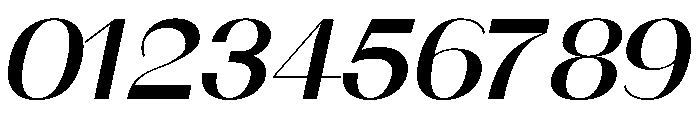 THIRINE Italic Font OTHER CHARS