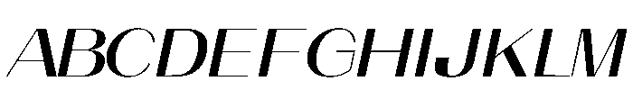THIRINE Italic Font UPPERCASE