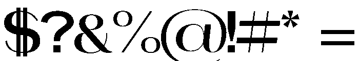 THIRINE Font OTHER CHARS