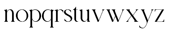 THOCHA Regular Font LOWERCASE