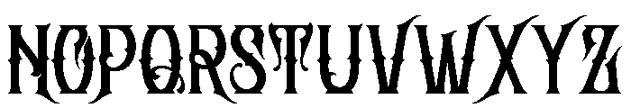 THUNDER BREATHING Regular Font UPPERCASE