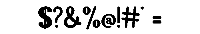 THUNDER KILLER Regular Font OTHER CHARS